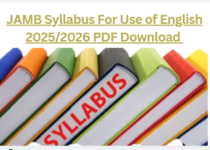 JAMB Syllabus For Use of English 2025/2026 PDF Download