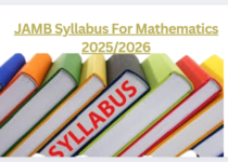 JAMB Syllabus For Mathematics 2025/2026