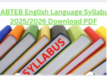 NABTEB English Language Syllabus 2025/2026 Download PDF